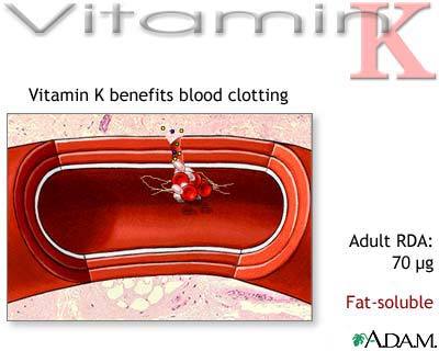 Vitamin K untuk pembekuan darah